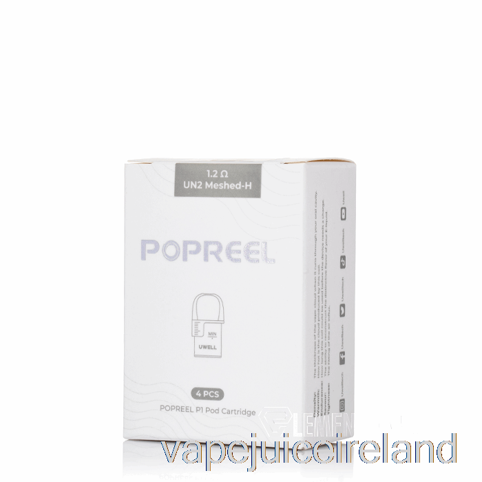 Vape Flavours Uwell Popreel P1 Replacement Pods 1.2ohm Popreel P1 Pods